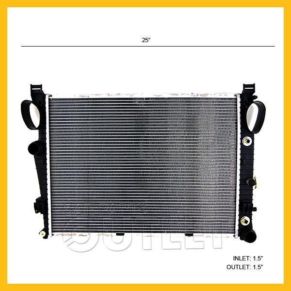 01-04 mercedes benz cl500 cl55 s55amg 00-06 s600 s500 radiator v8 v12 auto sl55