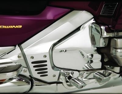 Honda goldwing  1800 chrome frame cover with rubber inserts 52-724/dep 1
