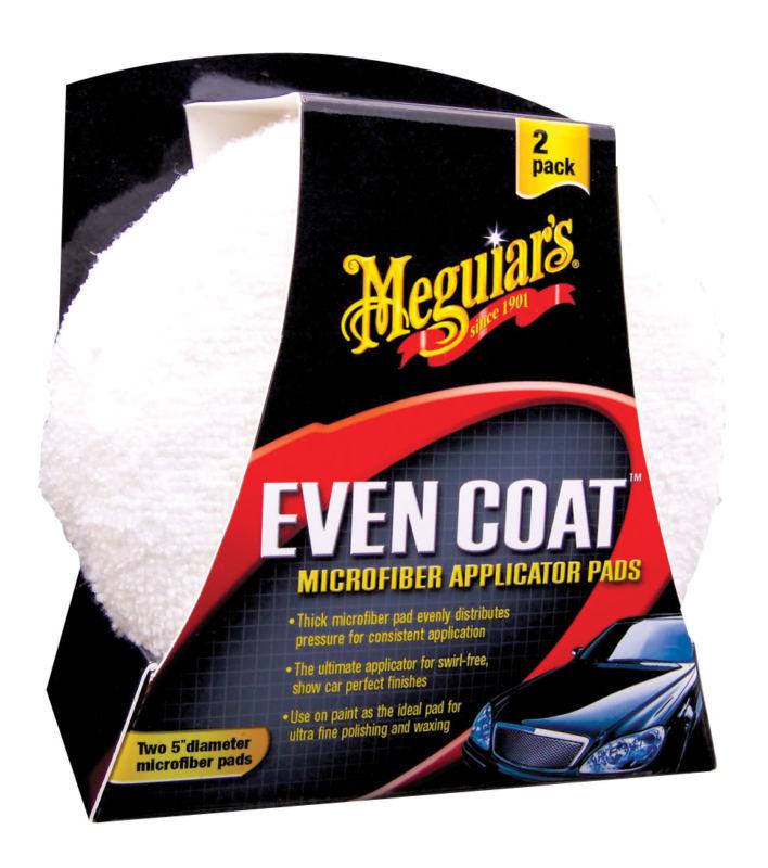 Meguiar's even coat microfiber applicator pads (2 pack) autobody detail evencoat