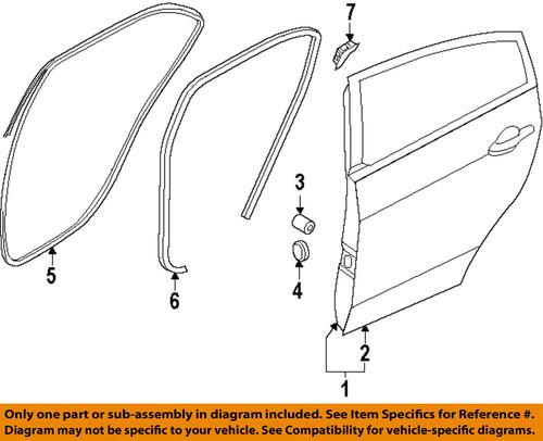 Kia oem 771111w010 door outer panel-outer panel