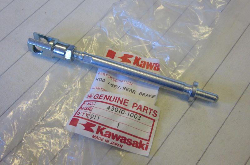Kawasaki kz1000 b1 ltd a4 d3 e2 shaft g1 1977-1980 brake rod assy 43010-1003 nos