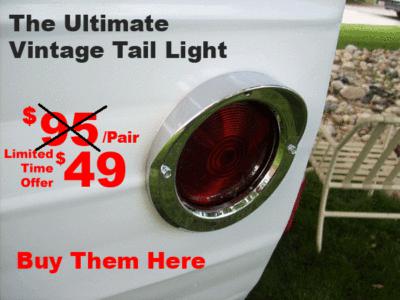 The ultimate vintage travel trailer camper tail light (tale lite hot rat rod)
