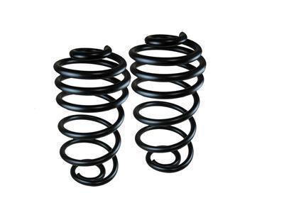 Western chassis 601006 lowering springs rear coil black chevy gmc 6" drop pair