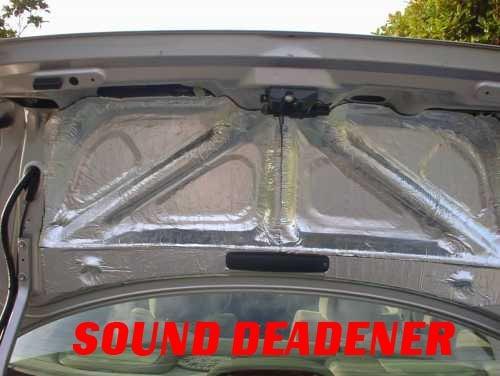 Sound deadening mat automotive deadener 50mil 100sqft roll free dynamat sample