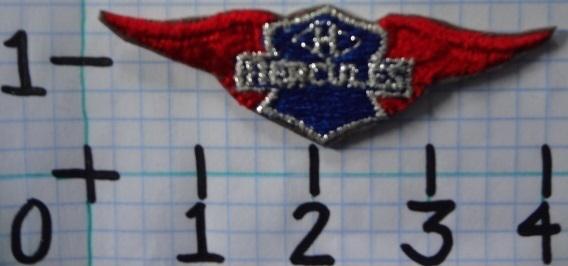 Vintage nos hercules motorcycle patch from the 70's 005