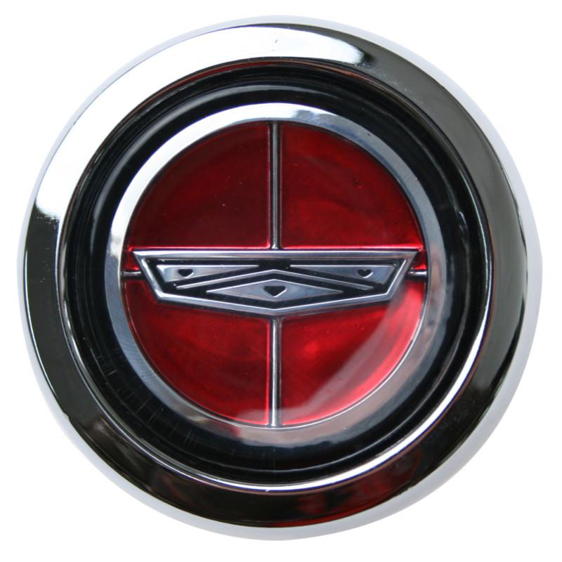 Magnum 500 wheel center cap torino ford crest red insert