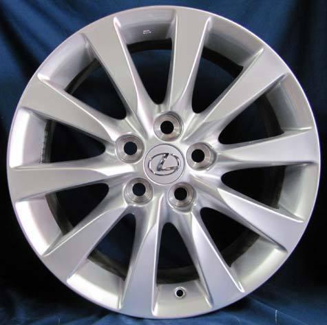 18" lexus ls460 silver 2012 oe wheels 18x7.5 rims.(4)