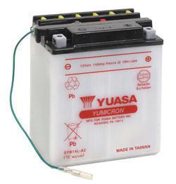 Yuasa battery yumicron syb14l-a2 fits kawasaki kz750, ltd, csr 1976-1979