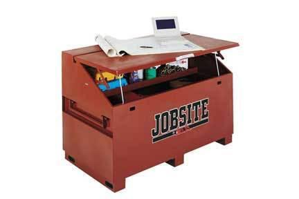 649990d jobsite steel slope lid box (60l x 39.5h x 30.5w)