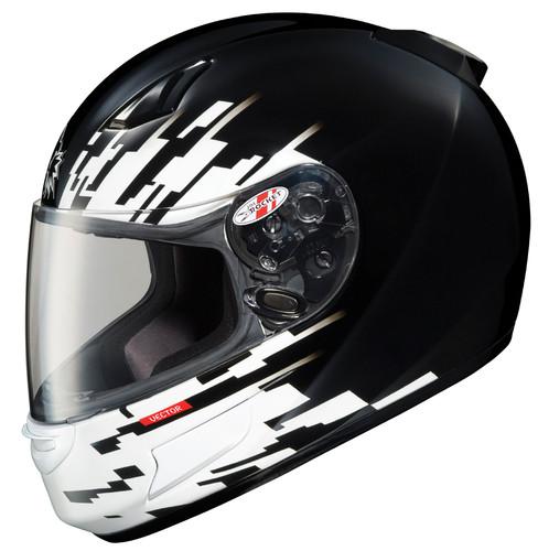 New joe rocket prime vector helmet, white/black, xl