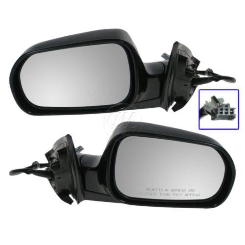 99-02 honda accord sedan folding power side mirrors left lh & right rh pair set