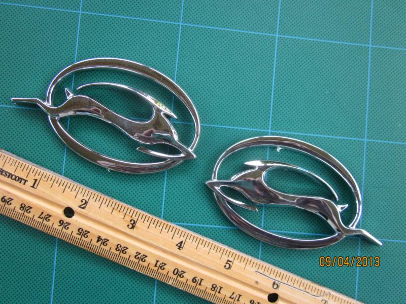 2003 - 2009 cheverolet impala l/r emblem logo set "flying impalas" ...nic