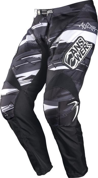 Answer racing a12 syncron mx motorcycle pants black 34 us
