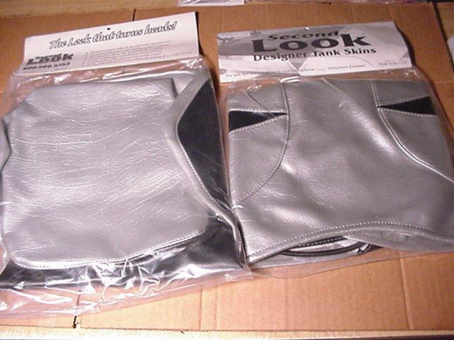 2002 yamaha yzf-r1 2-pc seat cover skins & tank bra silver/black second look 