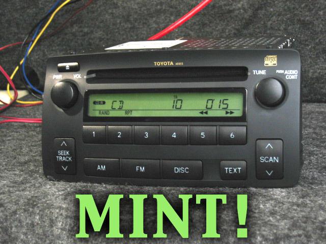 Toyota corolla cd player radio 05 06 07 08 disc stereo a51813 86120-02430 wrnty!