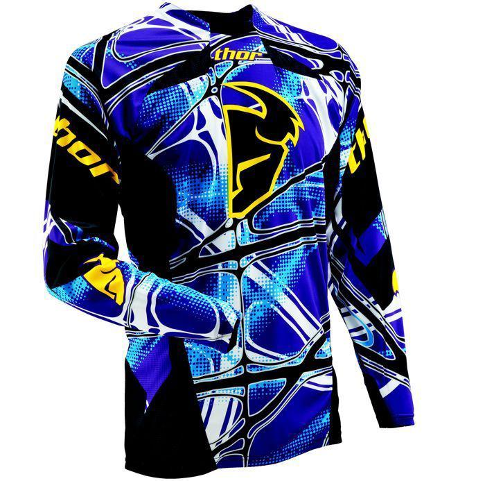 Thor 2013 core scorpio blue mx motorcross atv jersey xxl 2x-large new