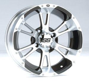 Itp ss112 rear wheel 12x7 4/110 2+5 alu/black bombardier/for can am hon for suz