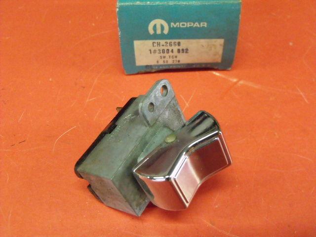 Nos 68 69 70 dodge plymouth mopar coronet roadrunner headlight switch 3004092