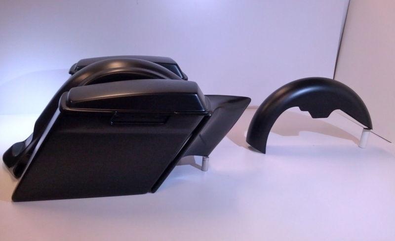 Harley davidson extended stretched saddlebags, lids, side cover, fenders/touring