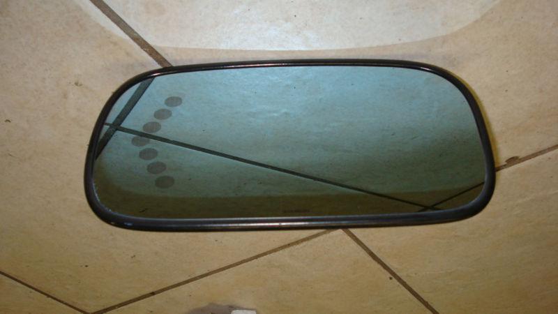 02 cadillac deville driver side view mirror glass with signal oem