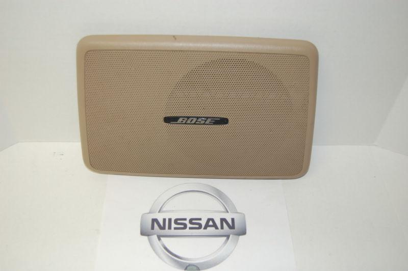 Nissan - oem! 2000 01 02 03 maxima rear bose subwoofer cover - tan/beige! #1