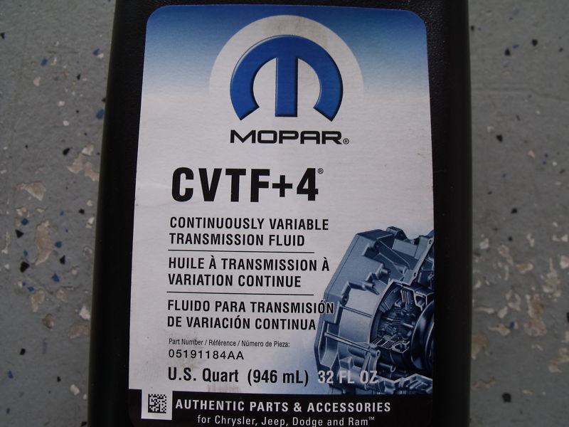 Mopar cvtf+4 cvt transmission fluid one quart bottles