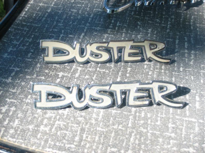 Pair 1970's~valiant & duster emblems~nice shape+free shipping
