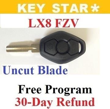 1999 - 2005 uncut bmw 3 5 6 7 m z series key remote lx8fzv ridge +  free program