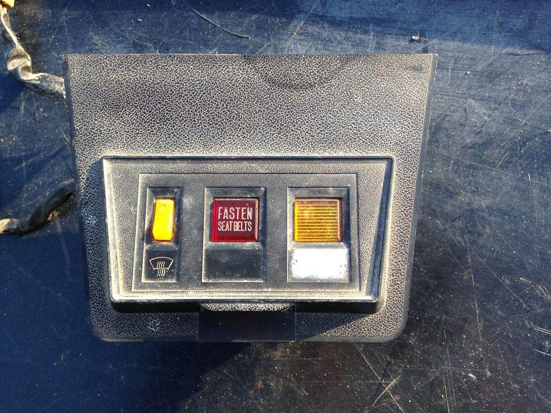 1972 datsun 240 z console with rear defrost switch