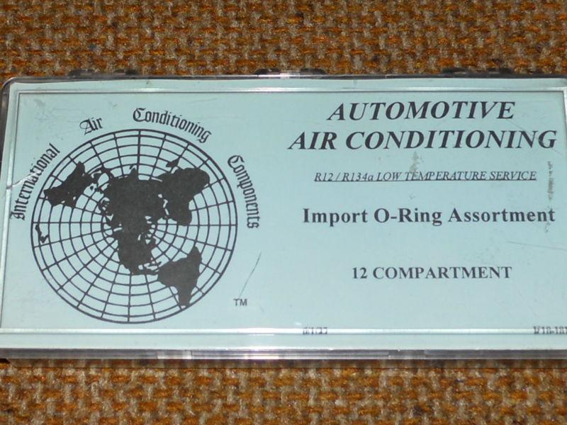 Air conditioning o-ring assortment for import vehicles.