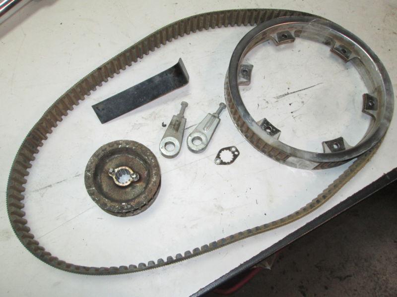 Kawasaki 1986 en 450 454 ltd belt drive pulley, front belt pulley, pulley belt