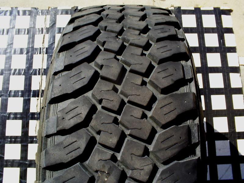 1 used tire 265 70 17 buckshot mudder xmt lt265/70r17" 8 ply blackwall