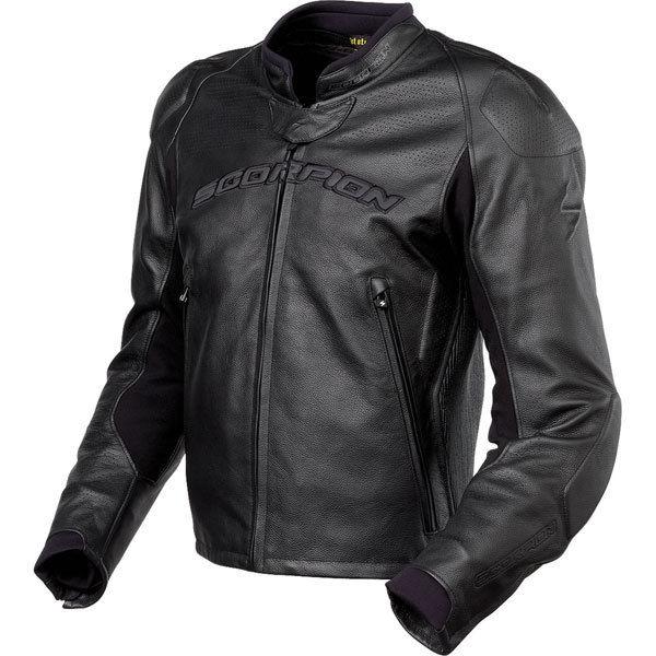 Black l scorpion exo assailiant leather jacket