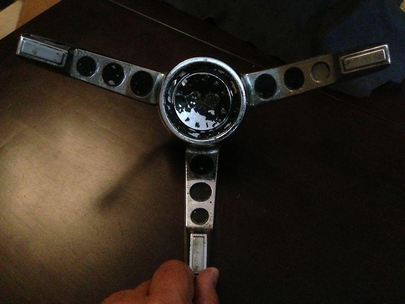 64 1/2 mustang falcon sprint steering wheel horn ring 1964 1965 1966 65 66 a0059