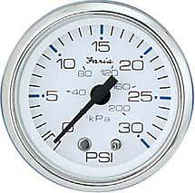 Faria chesapeake white water pressure gauge 13812