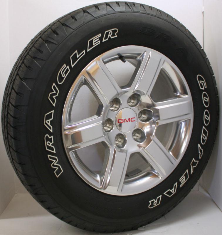 Free shipping 2014 gmc sierra yukon 18" z71 polished wheels rims tires sensors
