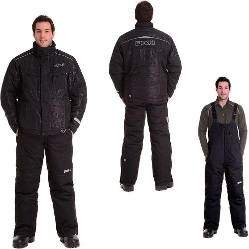 Snowmobile ckx storm suit mens jacket black print xsmall coat snow pant bibs