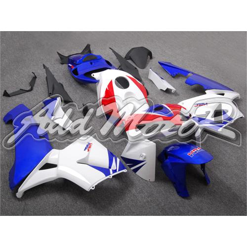 Injection molded fit 2005 2006 cbr600rr 05 06 blue white red fairing 65n62