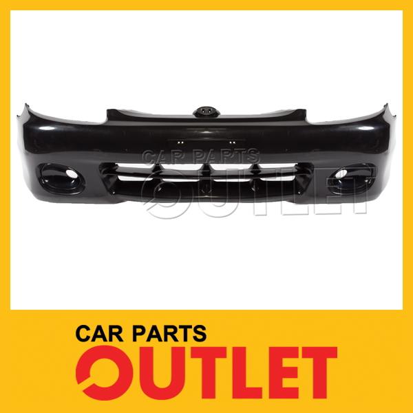New front bumper raw gloss black cover for 1998-1999 hyundai accent gl 4dr sedan