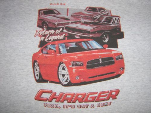 Charger t-shirt~return of a legend~08-07-06~2008-2007
