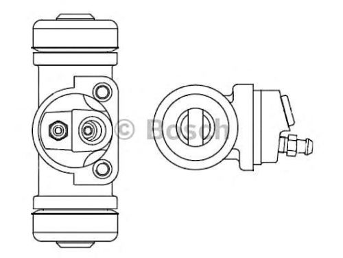 Bosch wheel brake cylinder master 22,22mm f026002392