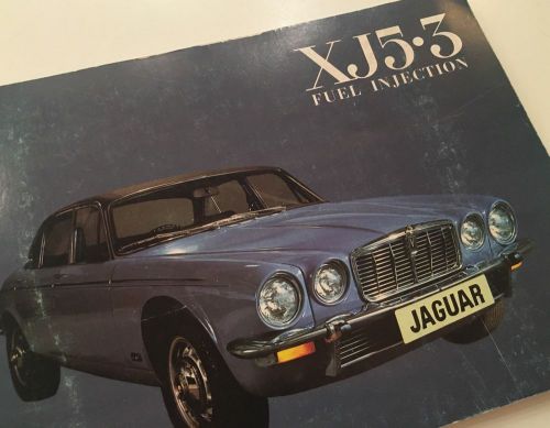 Jaguar xj5.3 xj12 series 2 ii owners manual handbook wiring diagram factory orig
