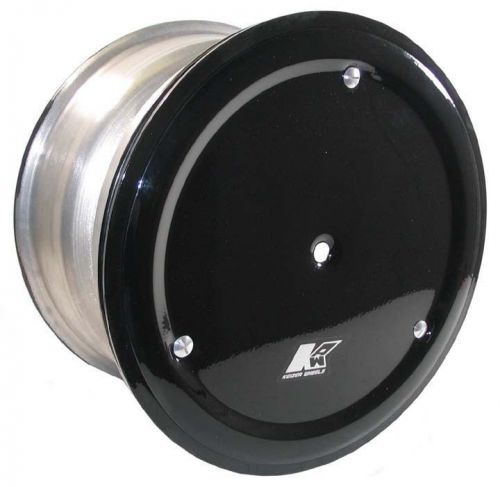 Keizer aluminum wheel,15 bolt direct midget,13x8&#034;,4&#034;,beadlock,mud cover,black