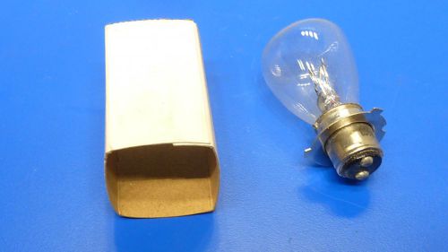 Vintage snowmobile headlight bulb 12 volts 60 w,2 pin/element,j base ,lot of 1