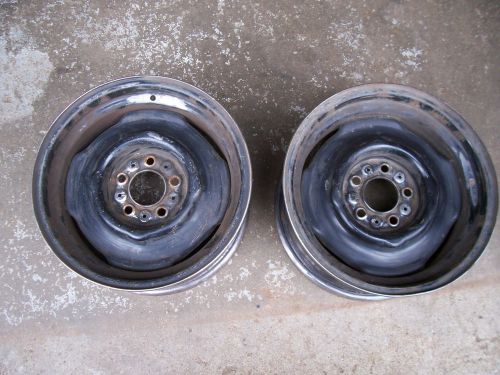 Hemi- dodge-mopar  15x7 4 1/2 pattern factory steel wheels (2)