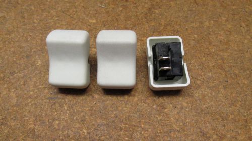Set of 3 replacement 2-pronged on/off rocker switches - white (grs-4011) rv boat