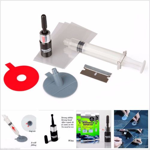 Professional auto windshield glass repair kit fast ship from california