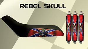 Yamaha blaster rebel skull seat and shock atv cover #uui24758 aws16768
