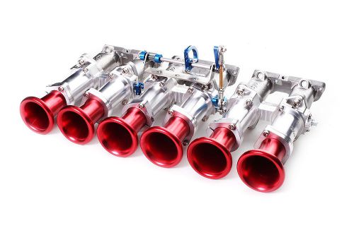 Bmw m20 e30 e21 itb throttle body kit open trumpet, rhd engineering