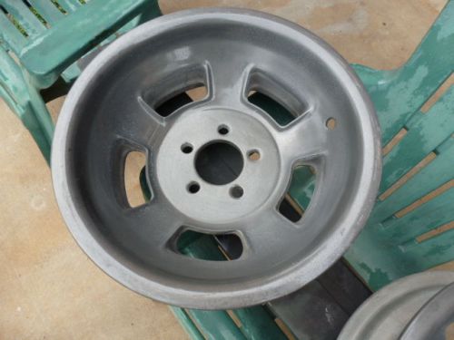 Vintage 15x6 halibrand magnesuim wheels willys gasser roadster rims